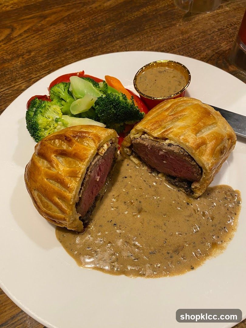 Beef Wellington with Vegetables