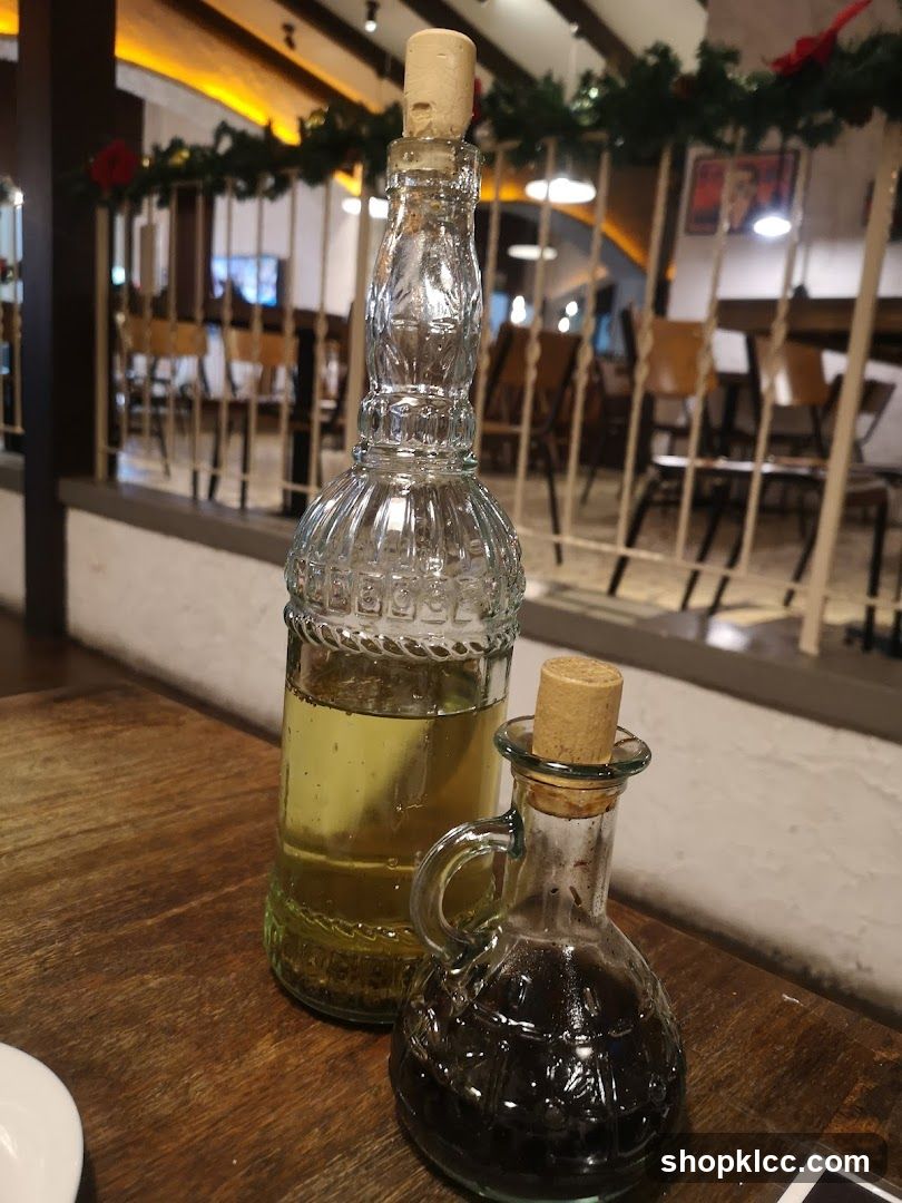 Condiment Bottles on Table