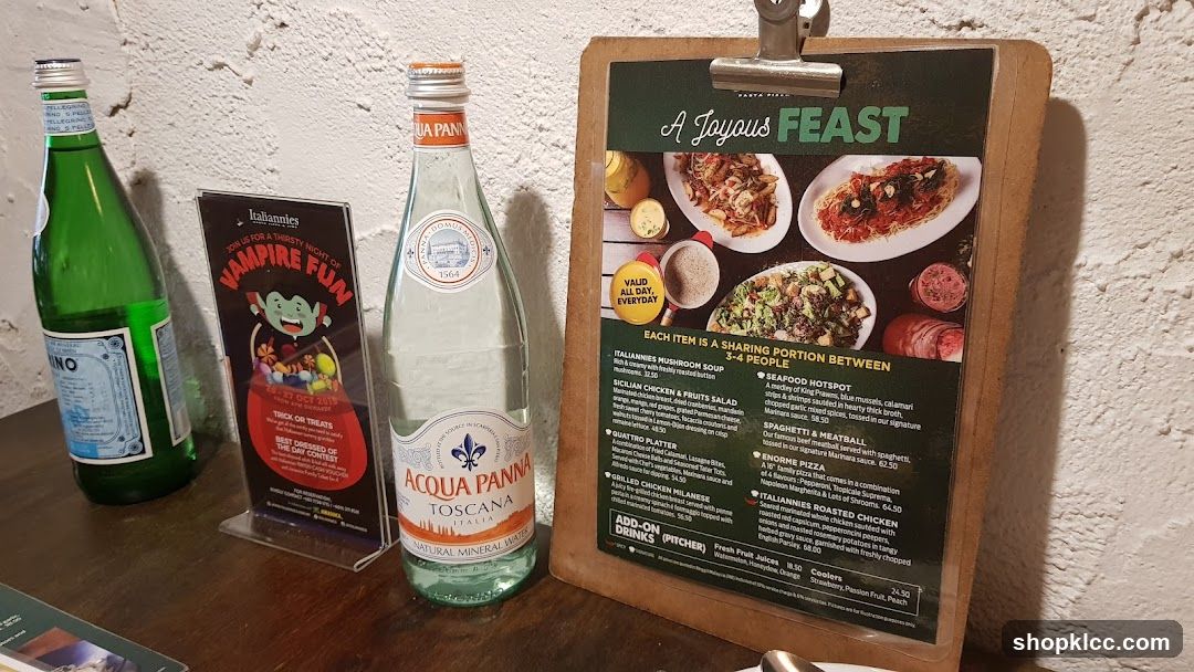 Menu and Drinks