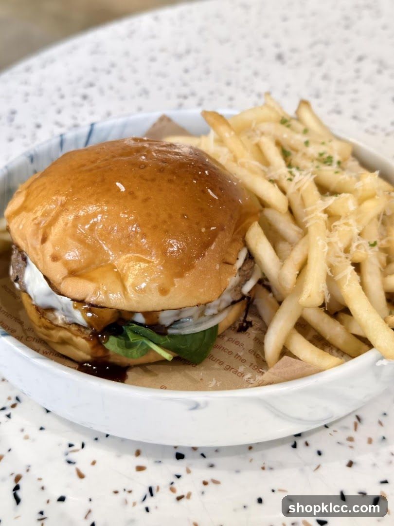 Burger and Fries