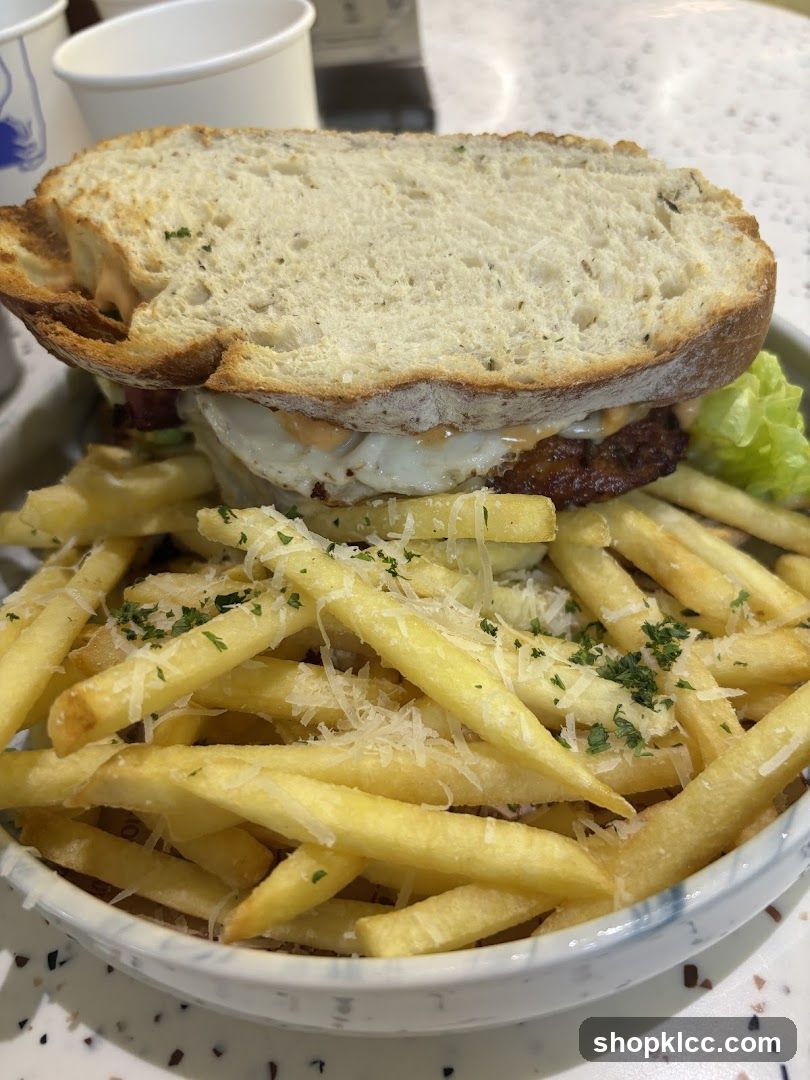 Burger and Fries
