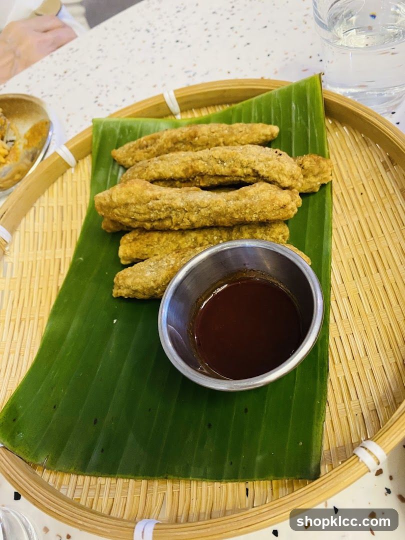 Fried Fish Cakes with Dipping Sauce
