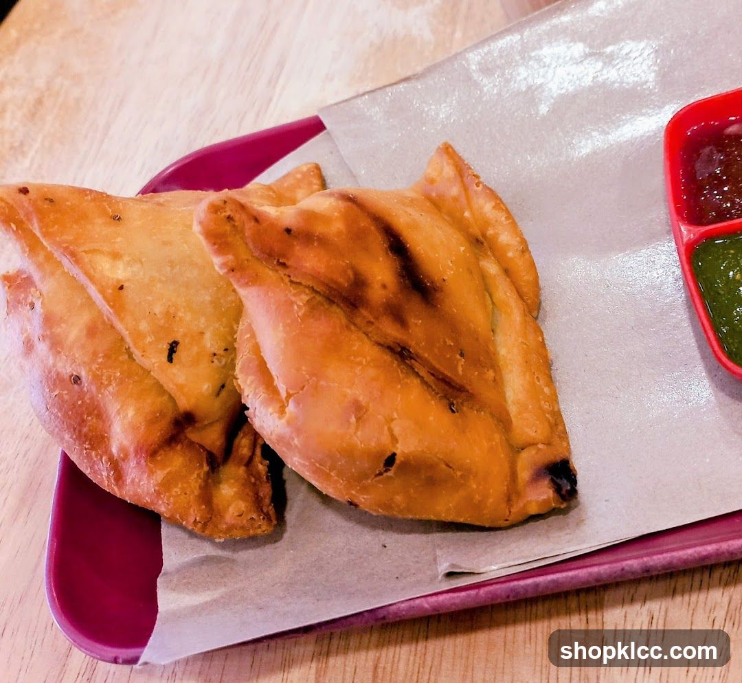 Samosas with Chutney