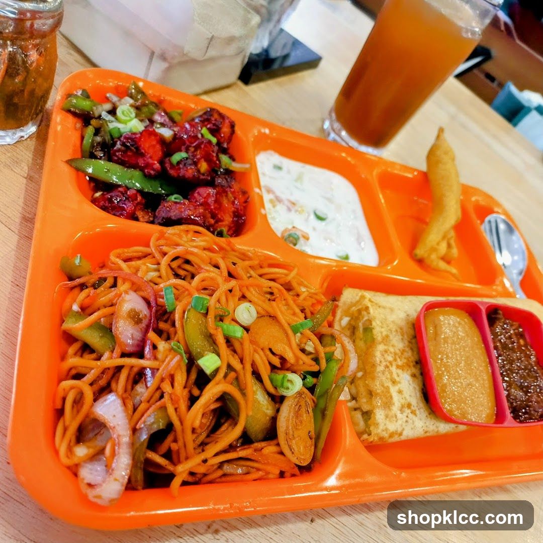 Orange Tray Meal