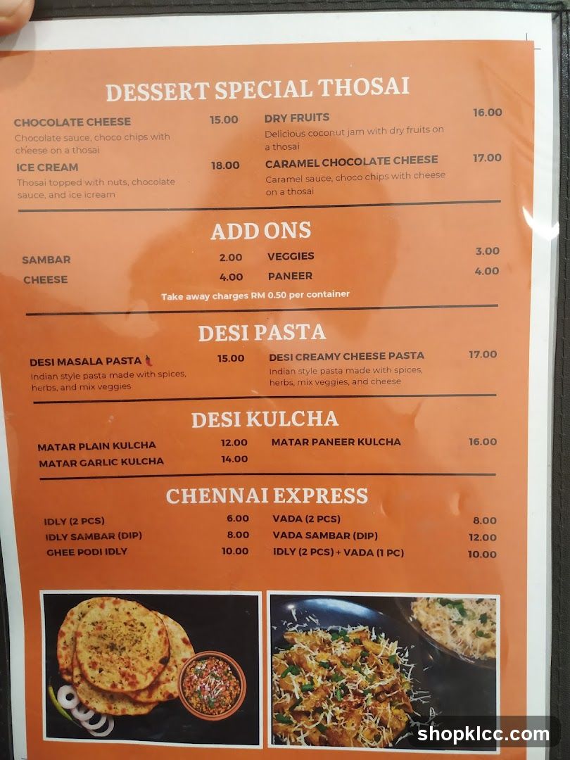 Dessert Special Thosai