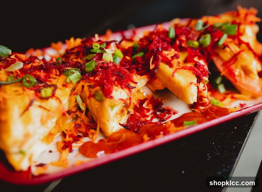 Tofu Fries with Toppings