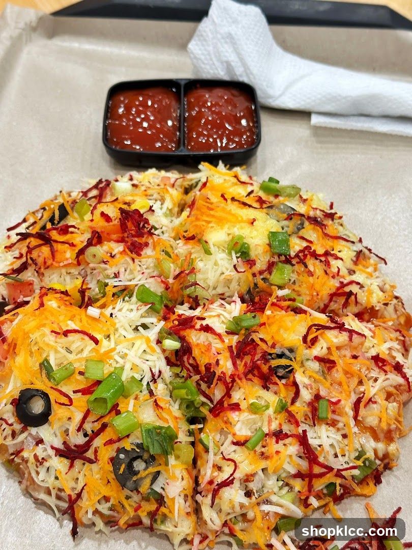 Pizza with Toppings and Sauces