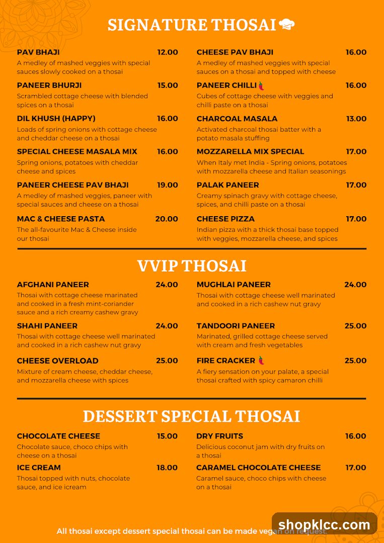 SIGNATURE THOSAI