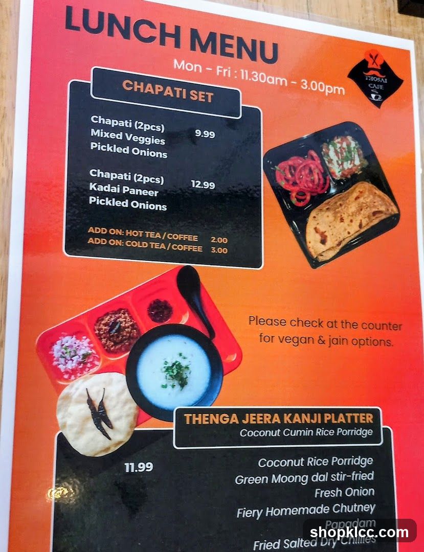 LUNCH MENU