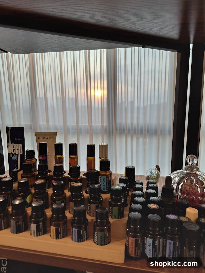 Essential Oils Display