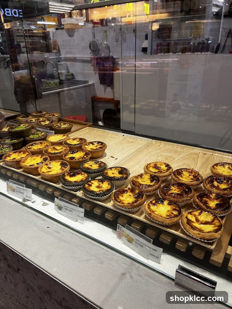 Egg Tarts Display