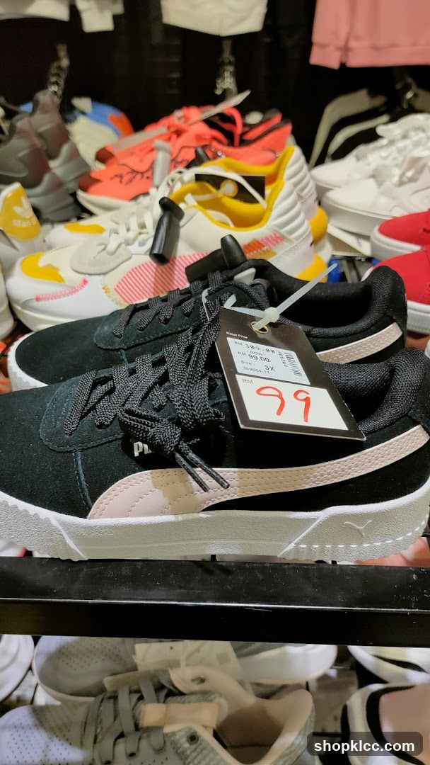 Puma Sneakers on Display