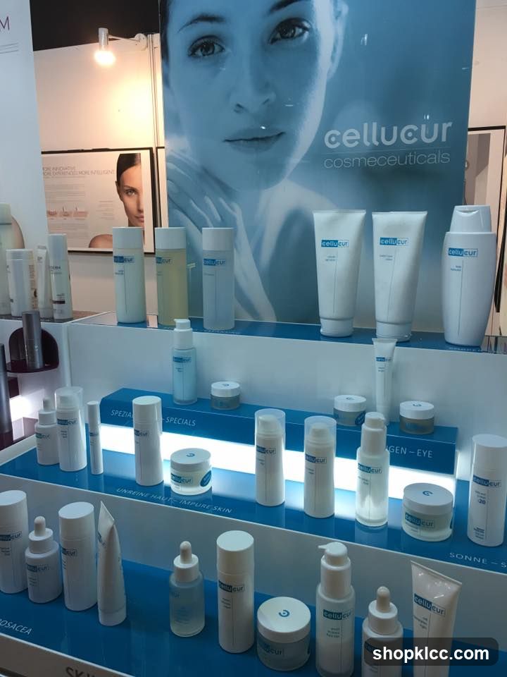 Cellucur Cosmeceuticals Display