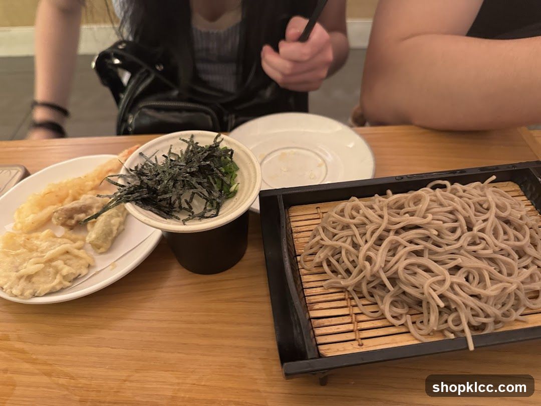 Soba Noodles and Tempura