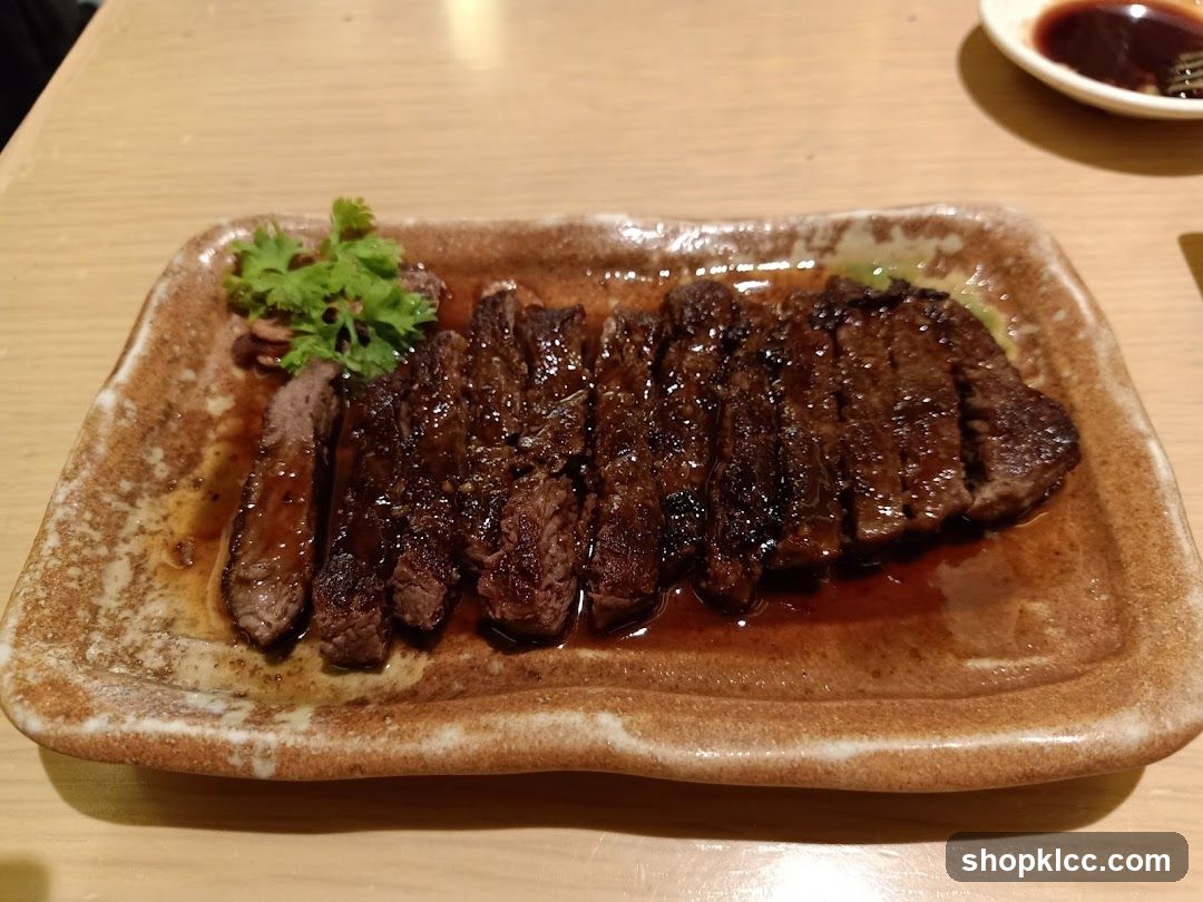 Sliced Steak Dinner