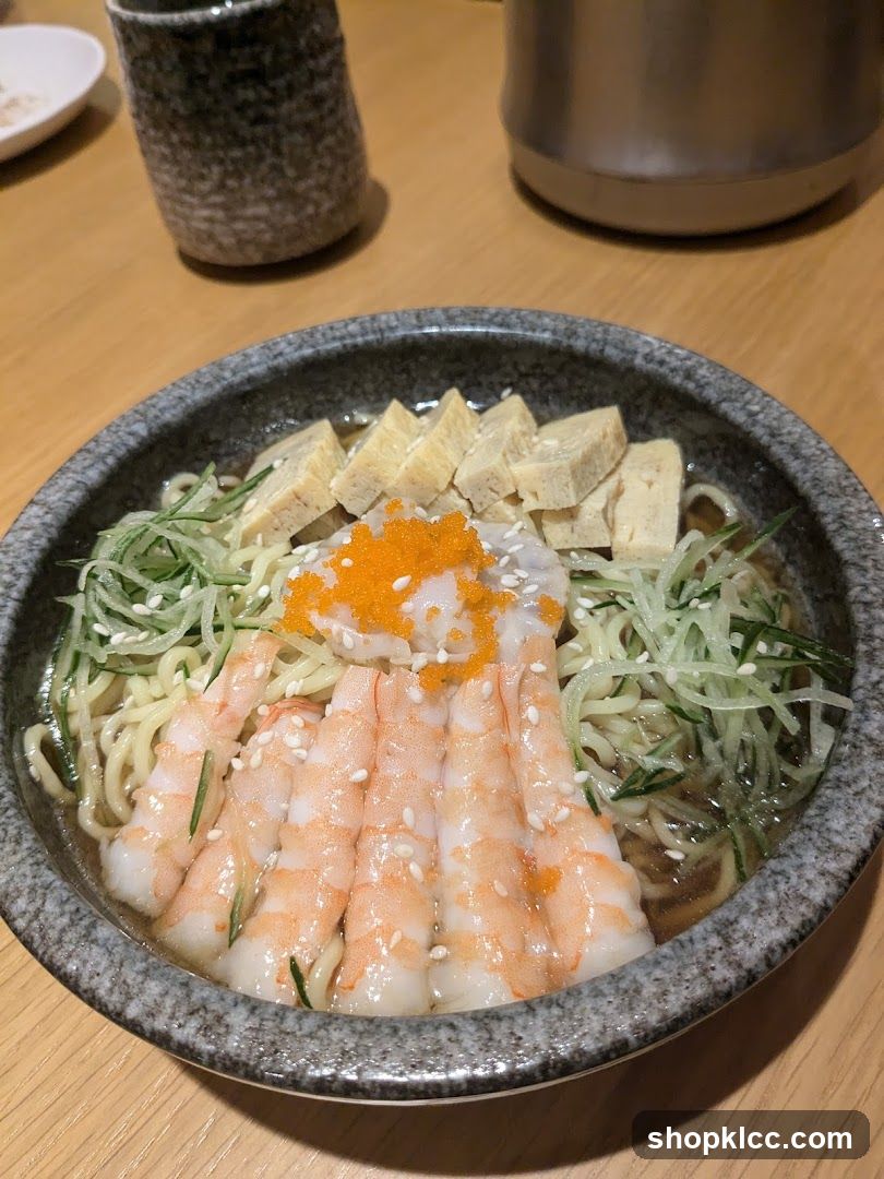 Shrimp and Egg Noodle Dish