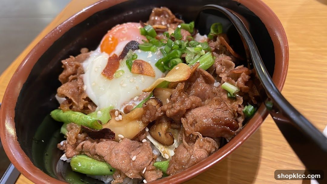 Beef and Egg Rice Bowl