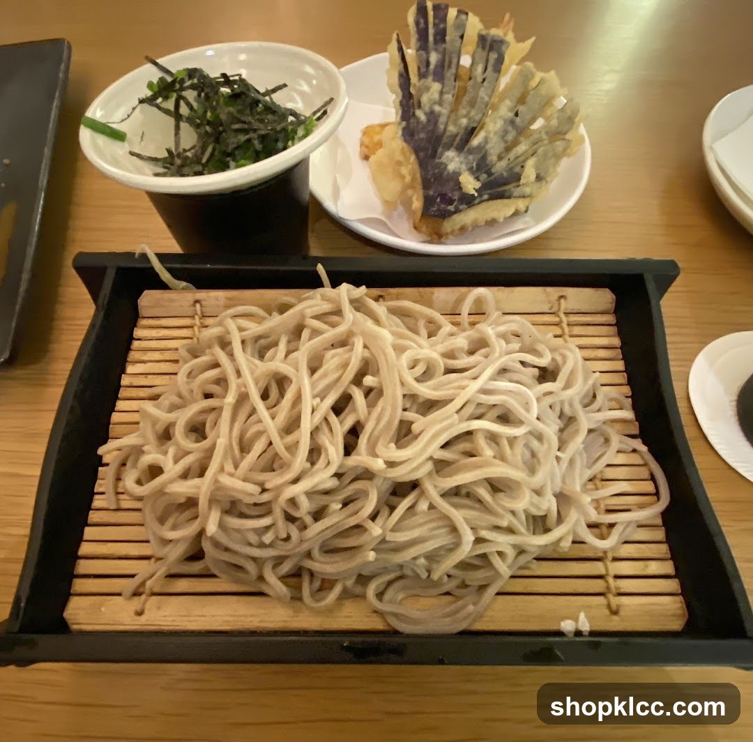 Soba Noodles with Tempura