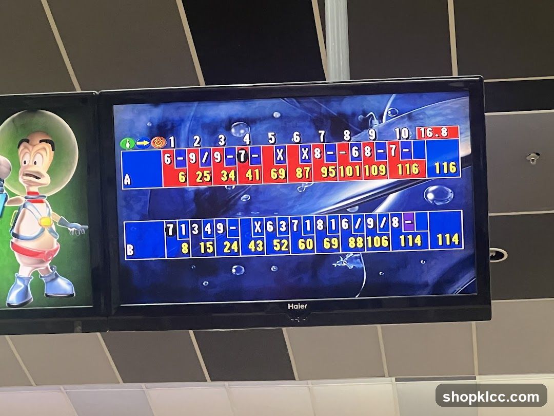 Bowling Score Screen