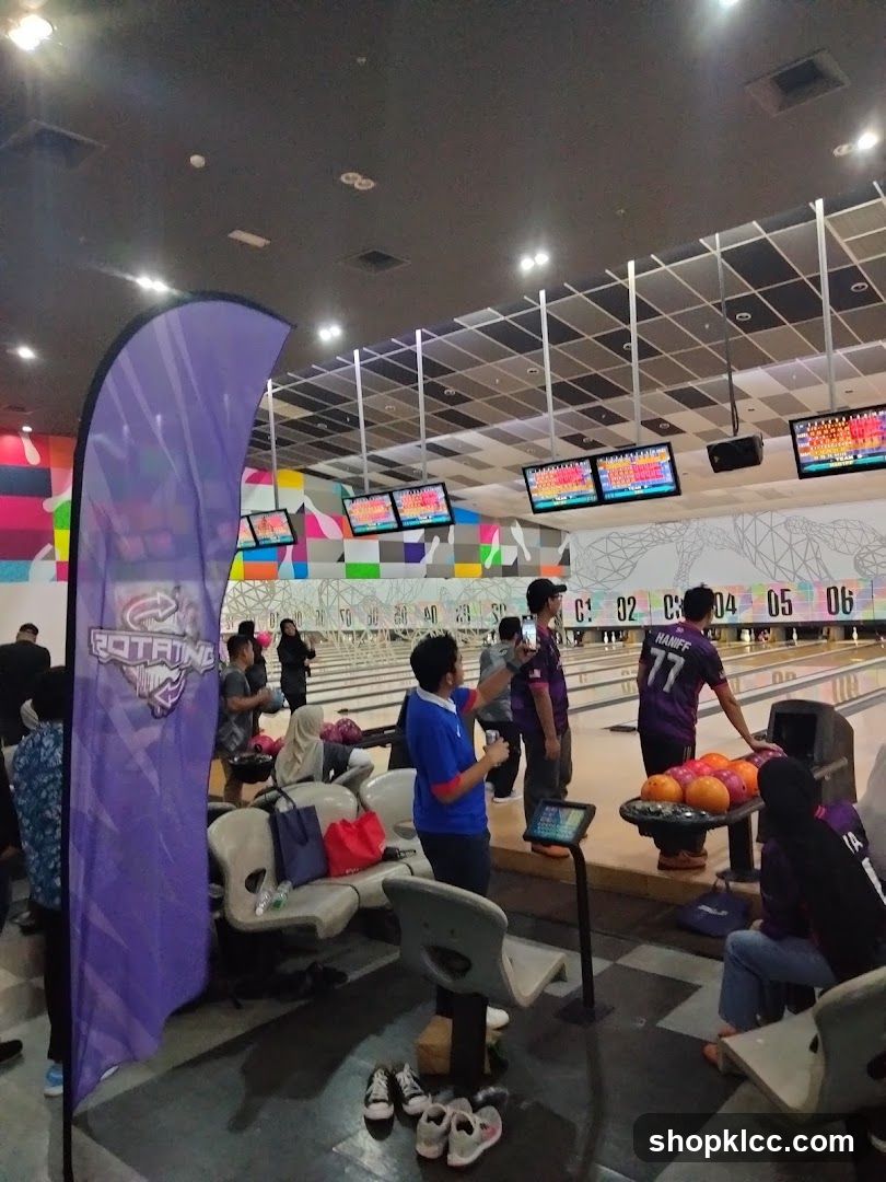 Bowling Alley with Players