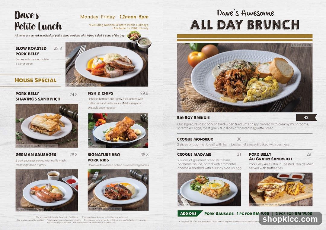 Dave's Petite Lunch & All Day Brunch