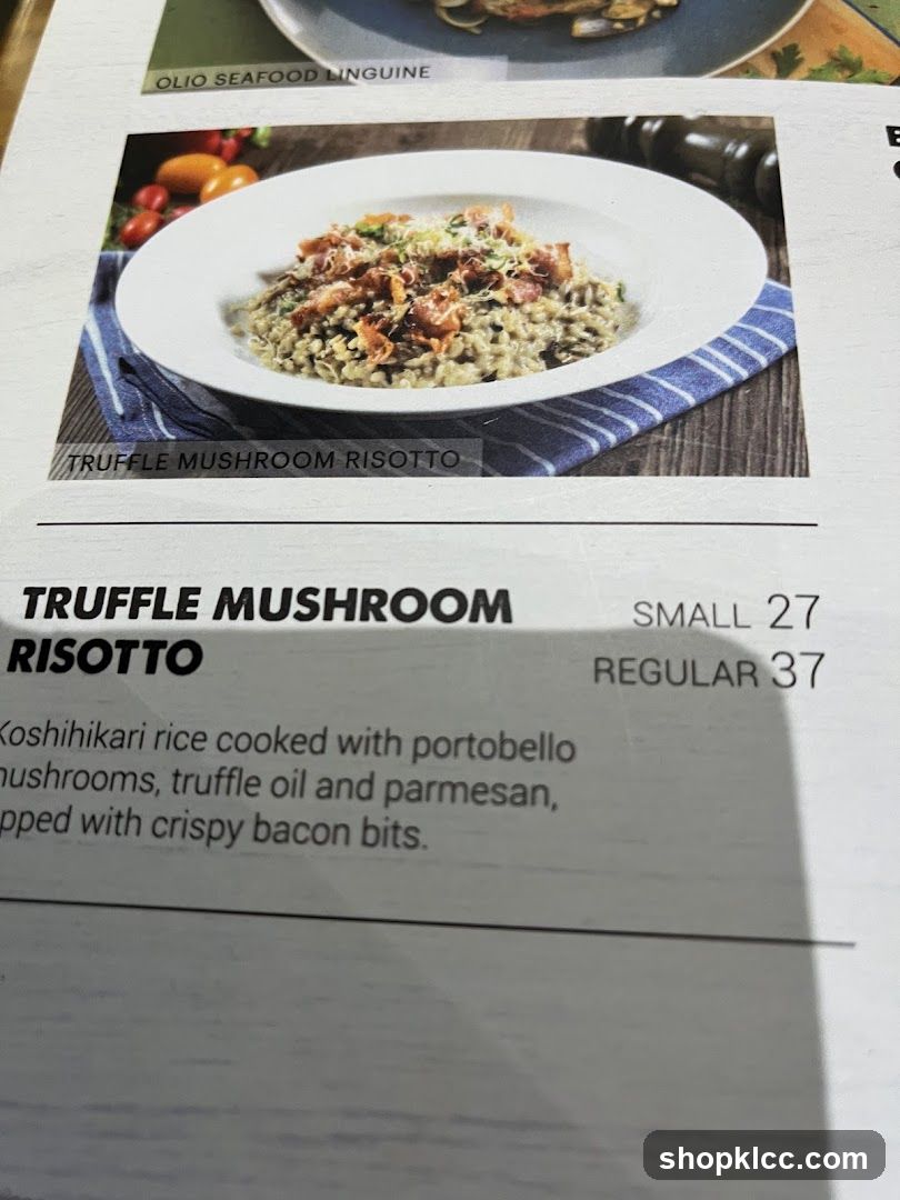 Truffle Mushroom Risotto