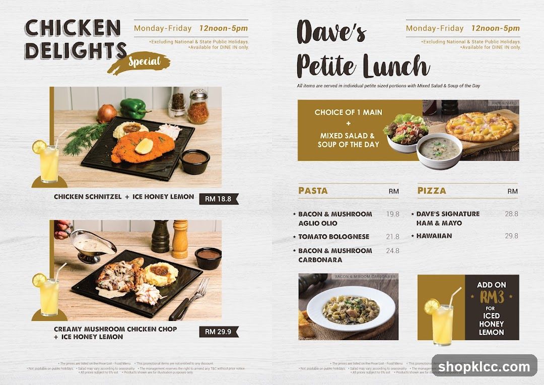 Dave's Petite Lunch