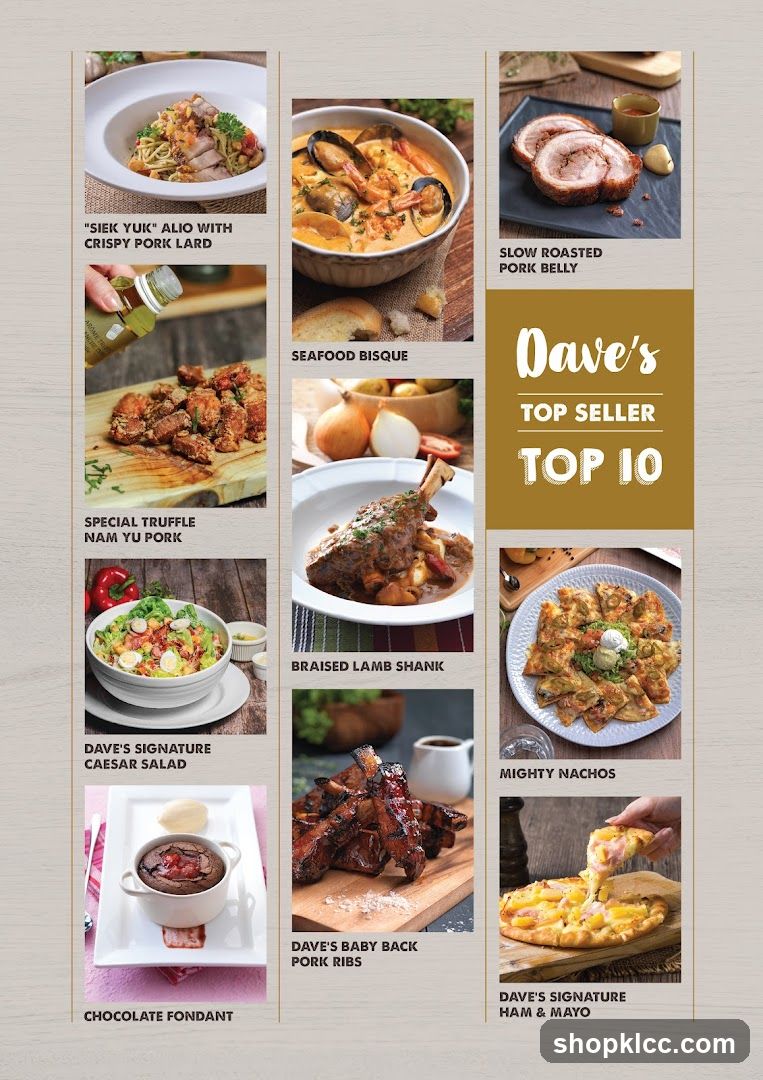 Dave's Top Seller Top 10