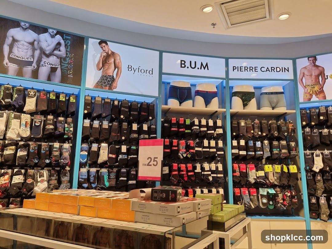 Underwear and Socks Display