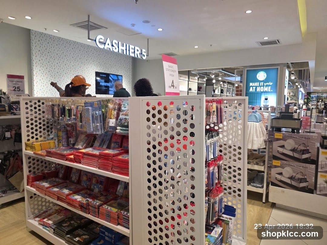 Store Interior with Stationery and Home Goods