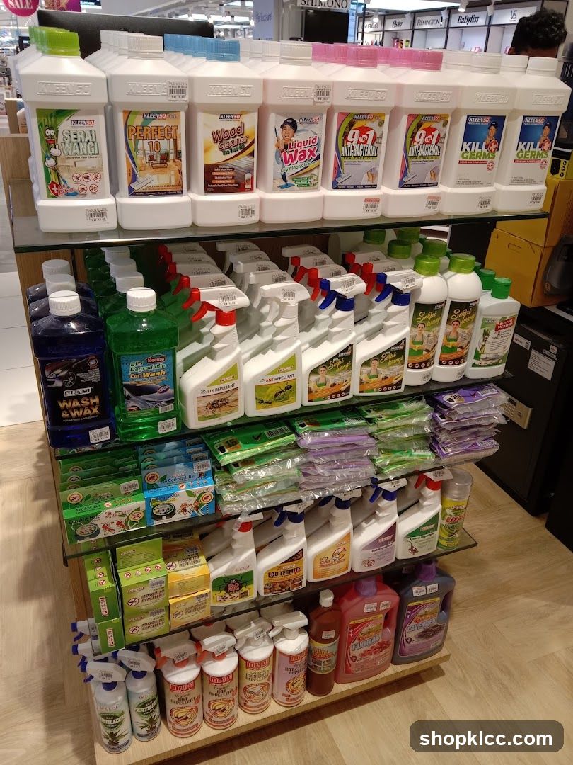 Cleaning Products Display