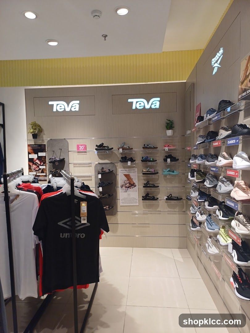 Footwear and Apparel Store Display