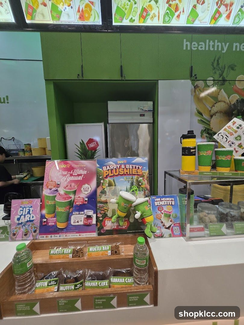 Boost Juice Store Display