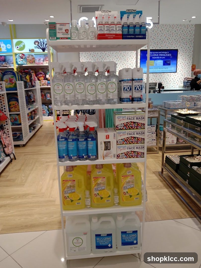 Cleaning and Personal Care Products Display