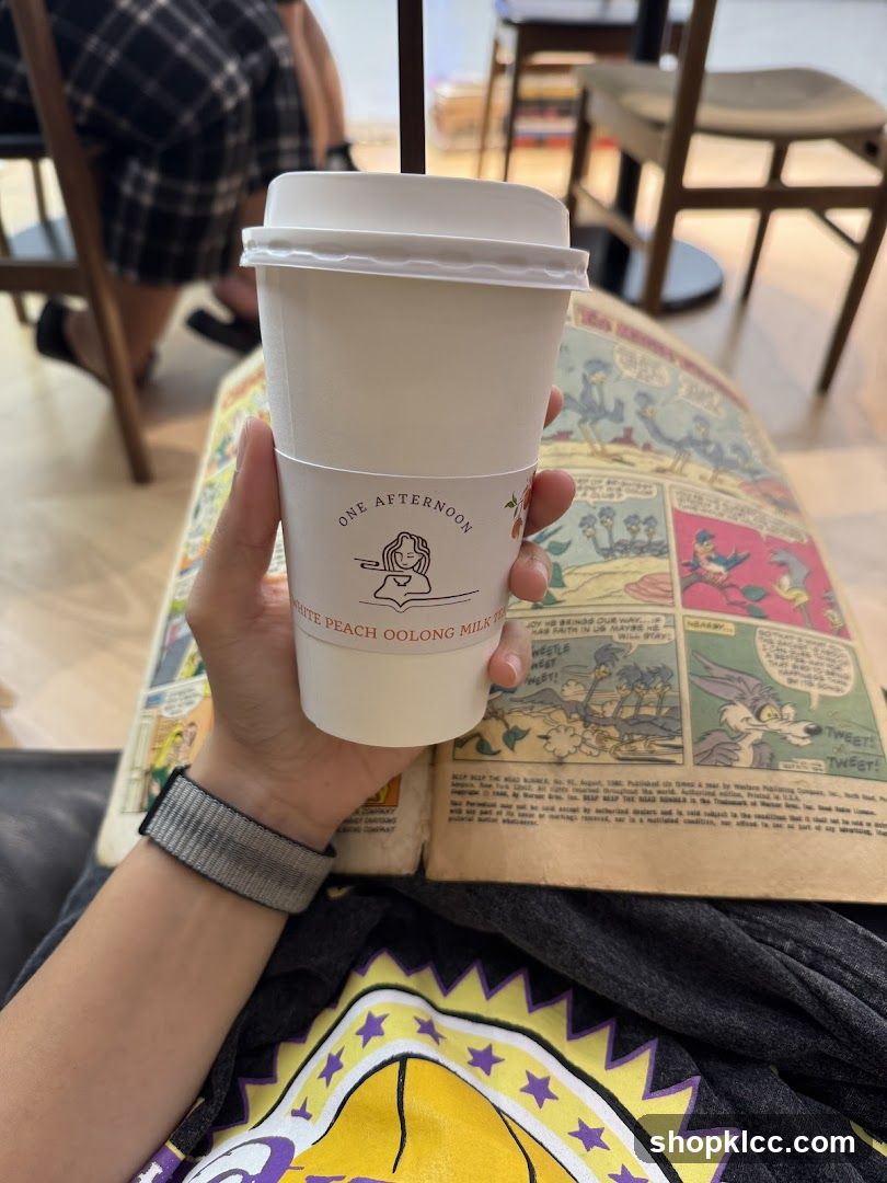Beverage and Comic Book