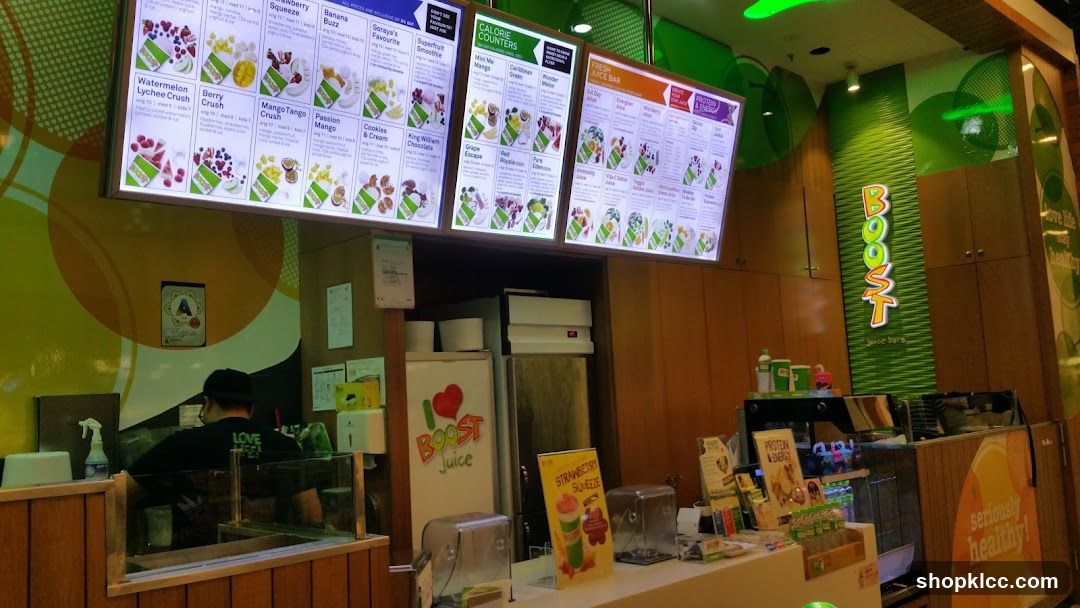 Boost Juice Menu