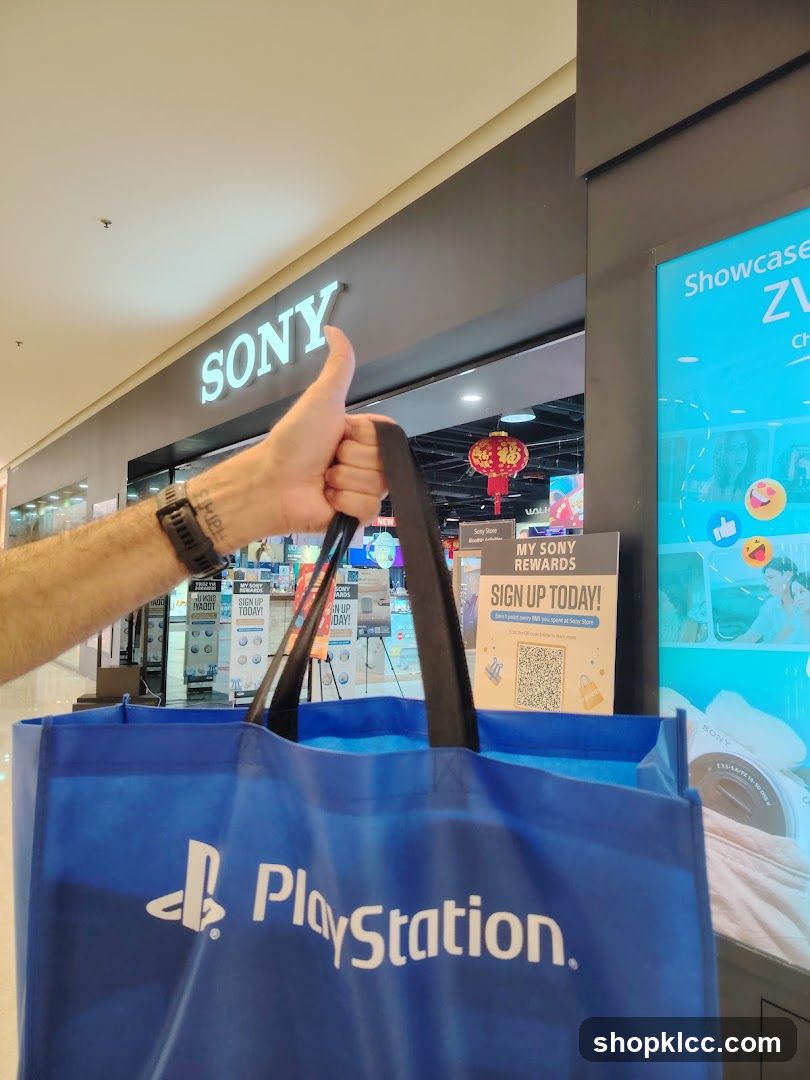 Sony Store with PlayStation Bag