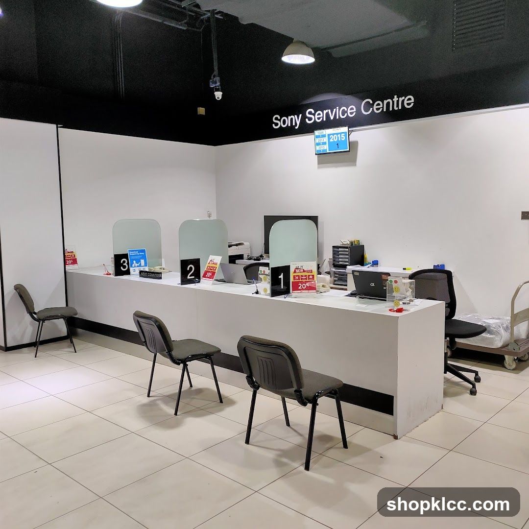 Sony Service Centre Counter
