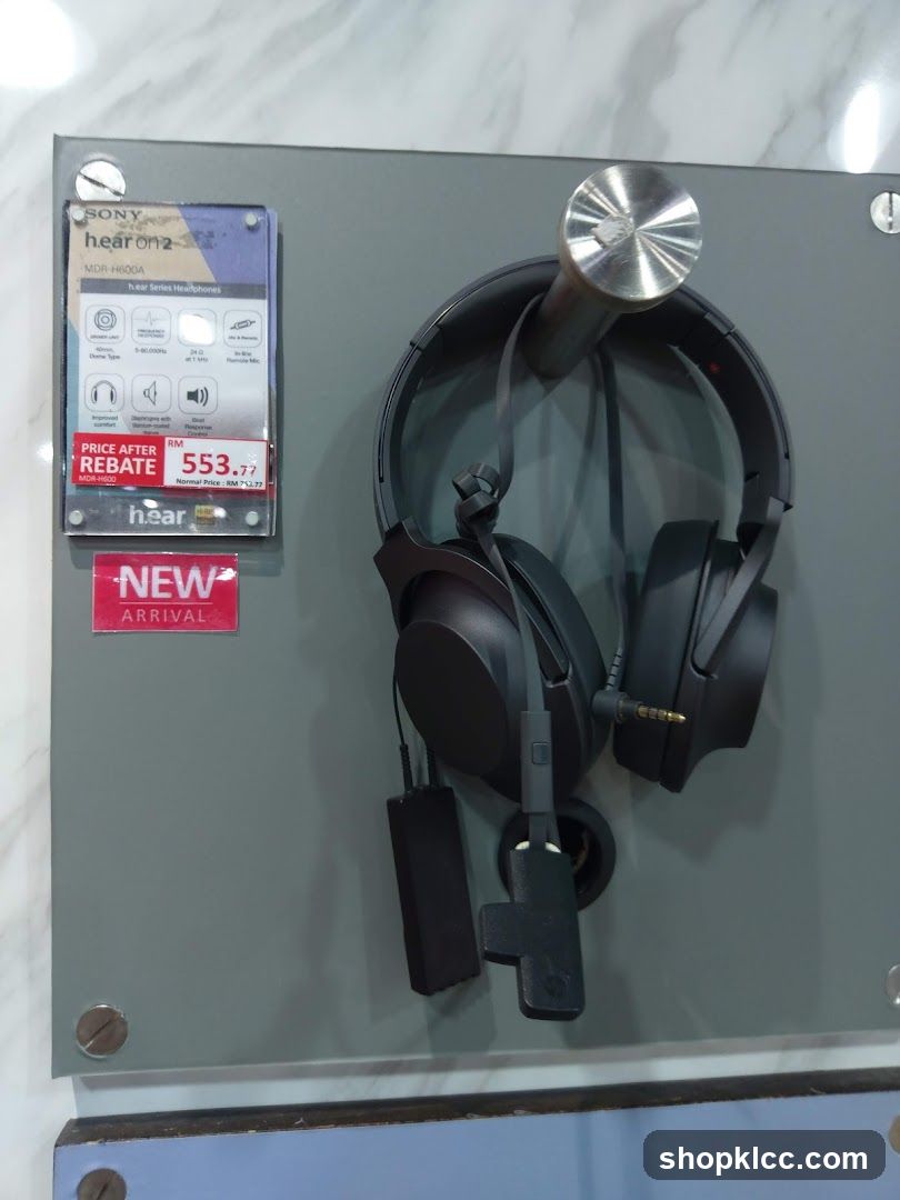 Sony Headphones Display