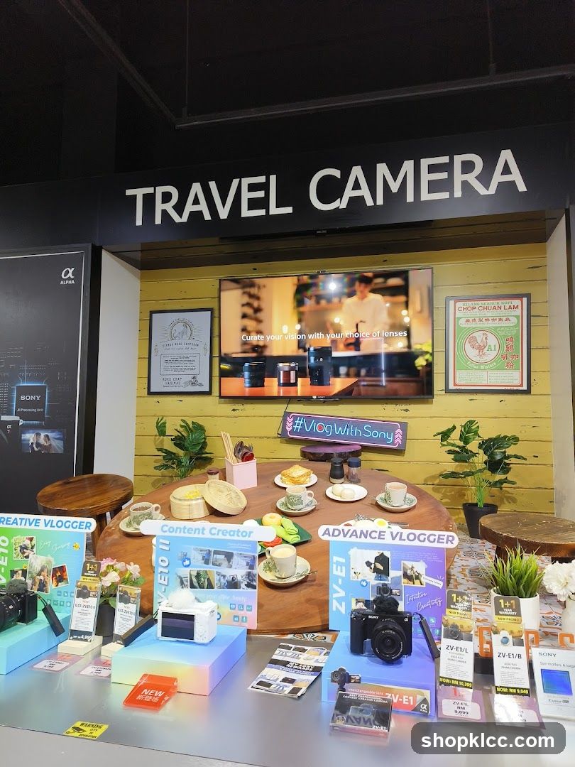 Sony Travel Camera Display