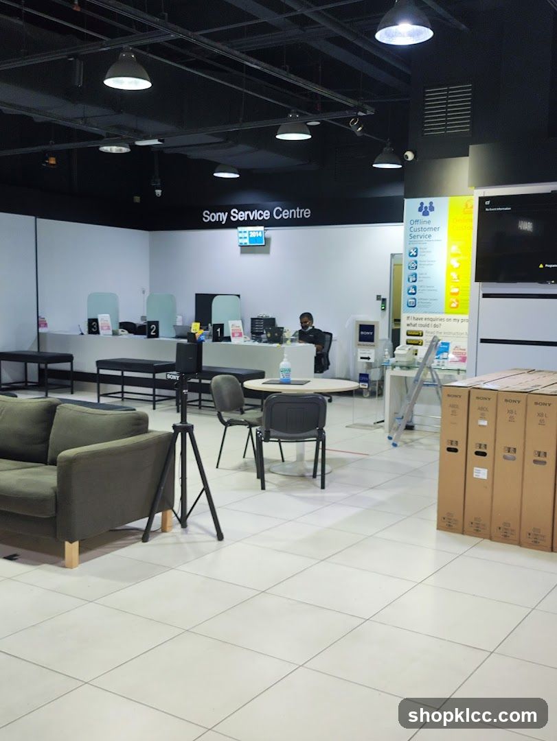 Sony Service Centre Interior