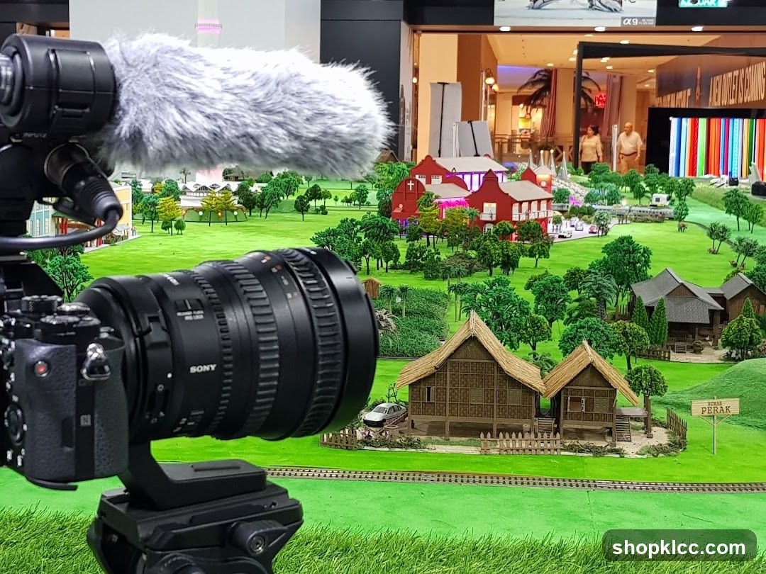 Filming a Miniature Village