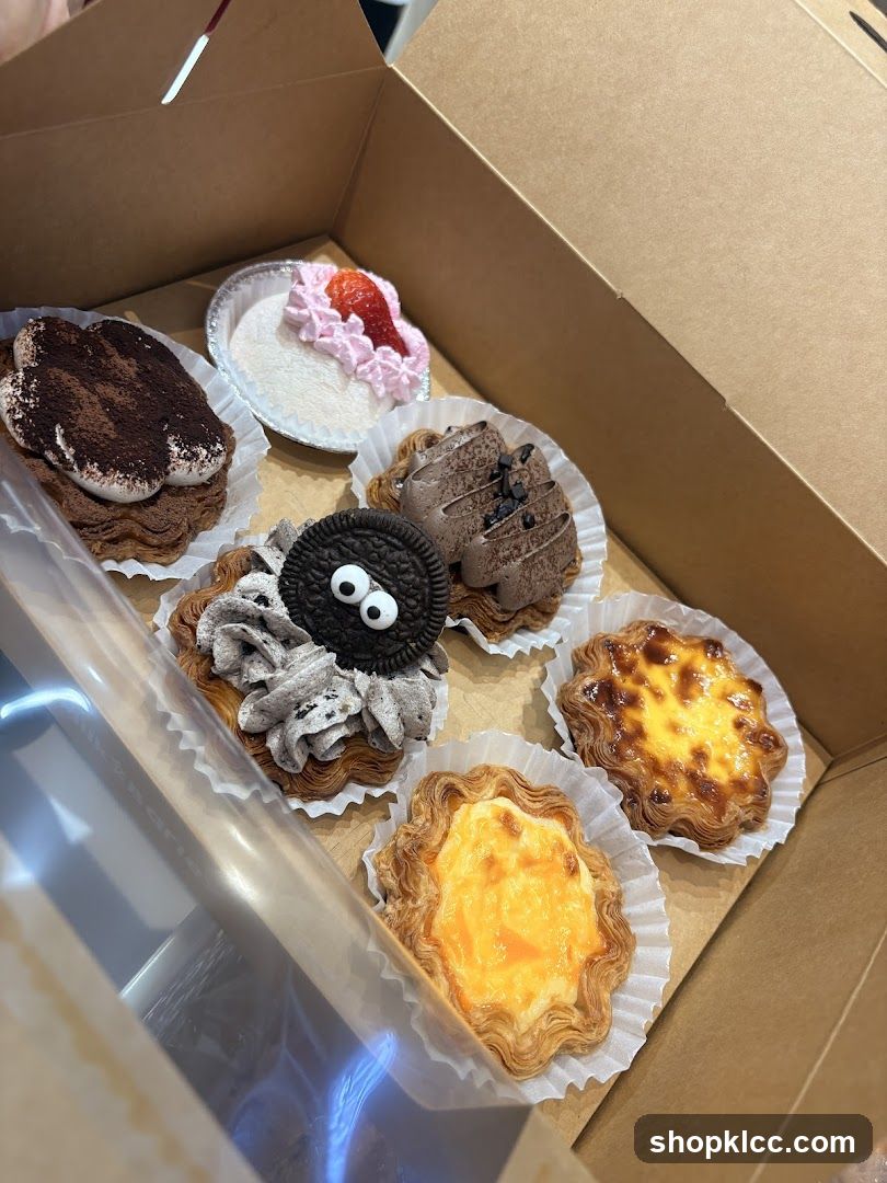 Assortment of Pastries in a Box