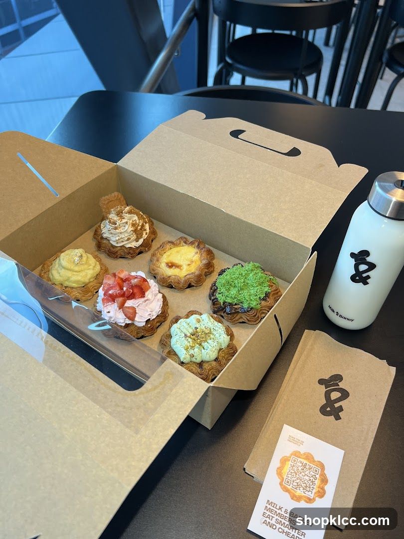 Assortment of Pastries in a Box