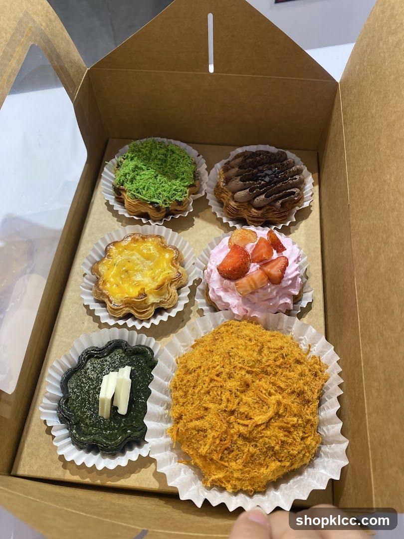 Assortment of Pastries in a Box