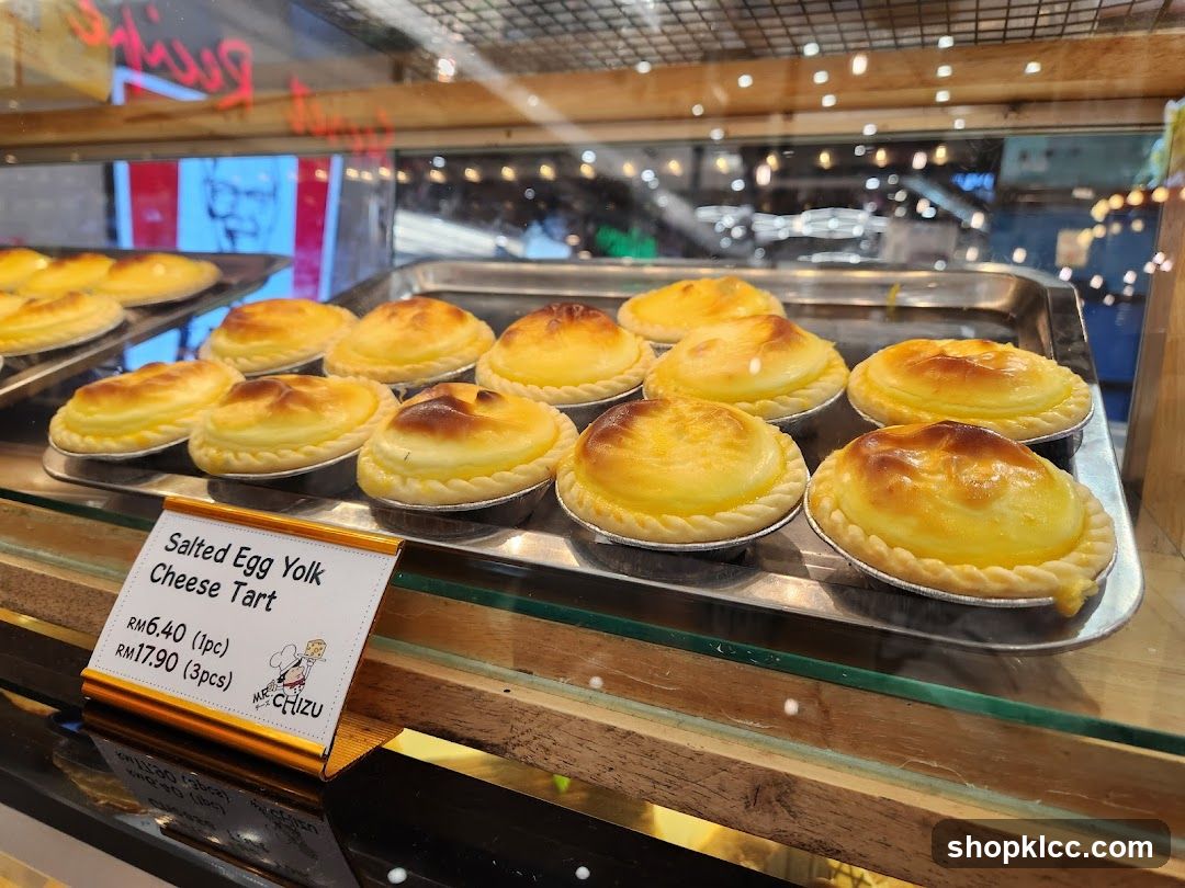 Salted Egg Yolk Cheese Tarts