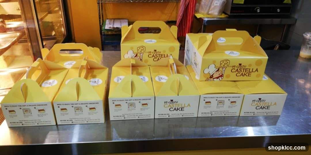 Castella Cake Boxes