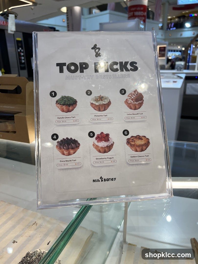 Top Picks Must-Try Bestsellers Menu