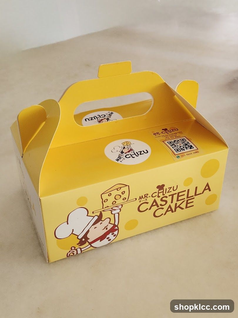Mr. Chizu Castella Cake Box