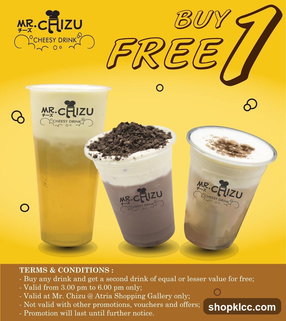 Mr. Chizu Buy 1 Free 1 Promotion